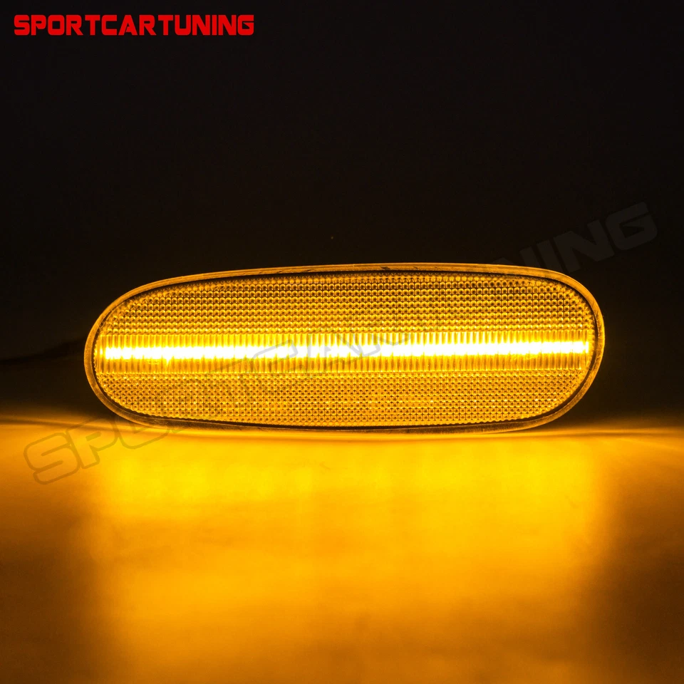 For 00-05 Toyota Celica MR2 Spyder Clear LED Side Marker Lights BumperSigna Lamp Foto 3 de 4