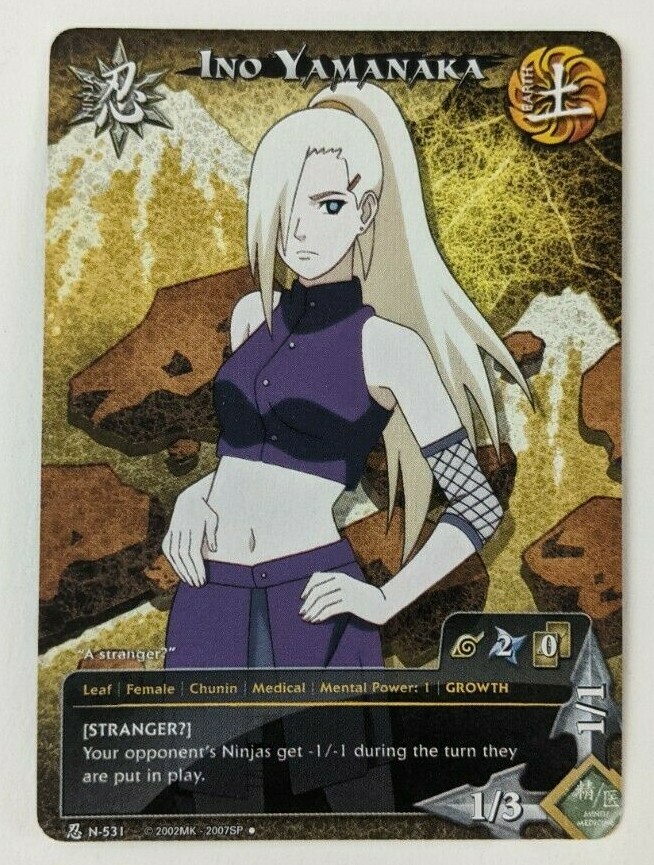 Ino Yamanaka Naruto TCG Alternate Art Alt PROMO N-531 Stranger