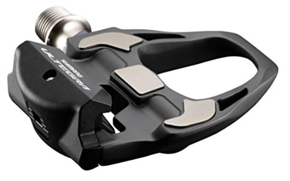 (TG. Taglia unica) Shimano PD-R8000-E1, Pedali, Nero/Argento - NUOVO