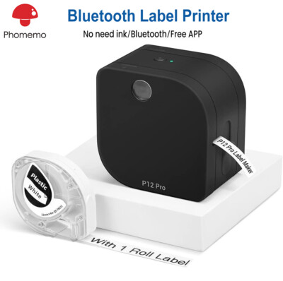 Phomemo P12PRO Mini Bluetooth Etikettendrucker Labelmaker Beschriftungsgerät