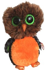 TY BEANIE BOOS MIDNIGHT The 10"  OWL Plush Stuffed Toy NEW With Tags