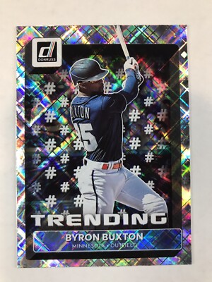Byron Buxton 2022 Donruss Vector Prizm Trending #T-5 Minnesota Twins
