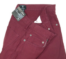 Men's Slim Jeans NEW GAP Pin Cord Burgundy Red Denim Tag & measured Size 29x30