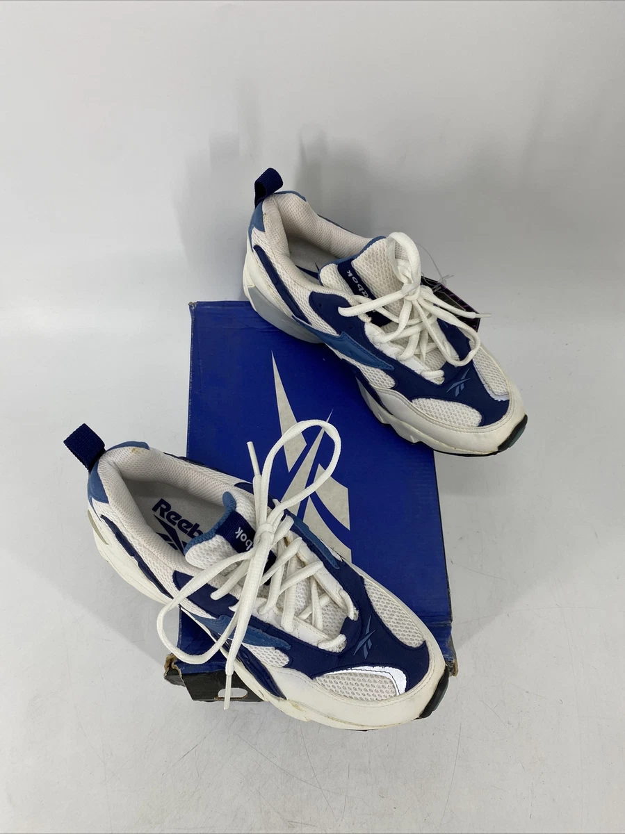 RARE Deadstock Reebok Women&#039;s Aztrek 98 Running Shoe Sneaker White Blue 6.5 | eBay