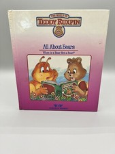 The World Of Teddy Ruxpin All About Bears Vintage Book