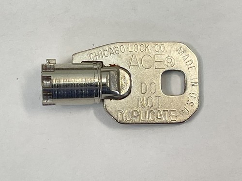 ACE MDK7192 KEY Chicago Lock Co Vending Laundry Machine cabinet coin box door