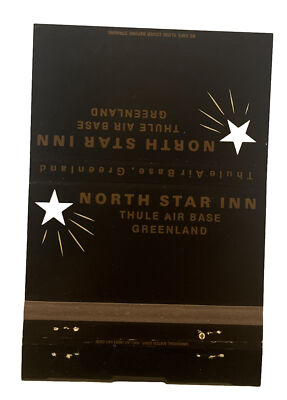 North Star Inn Thule Air Base Grönland Streichholzbriefchen Abdeckung