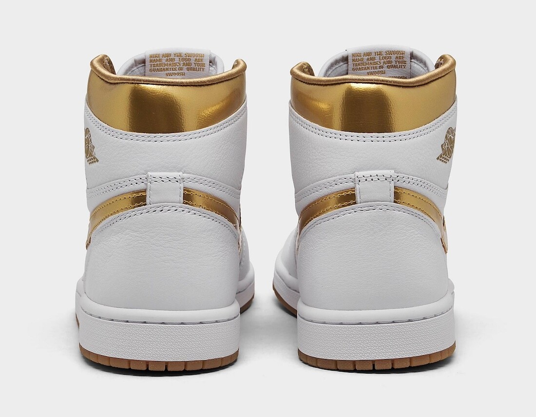 Nike Air Jordan 1 Retro High OG Metallic Gold FD2596-107 Womens