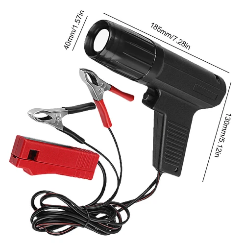 Engine Timing Light 12V Ignition Auto Timing Tester Car Motorcycle Detection - Imagen 11 de 11