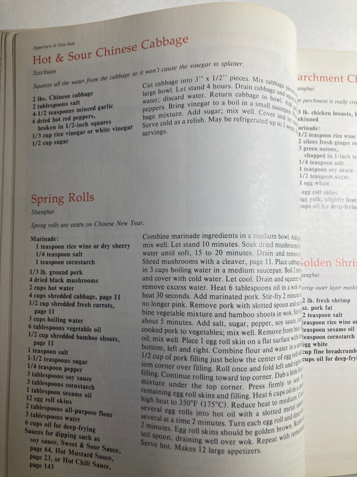 Chinese Cookery Rose Cheng & Michele Morris 1981 Cookbook (SAME DAY SHIPPING) x