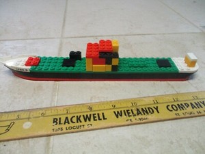 VTG Tente Hasbro Building Bricks Blocks Toy Boat Ship Lynn B Cruise | eBay