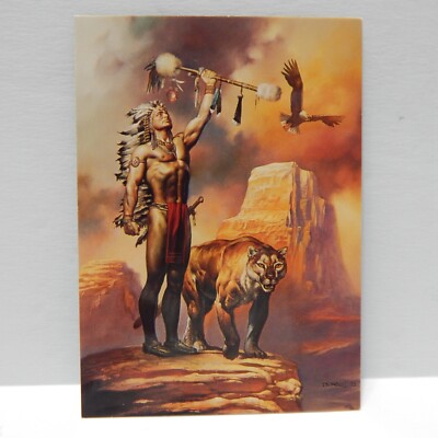 Boris Vallejo Indian Chief Card 7