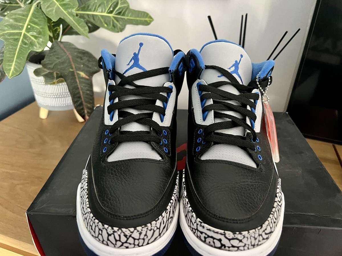jordan 3 retro sport blue | eBay