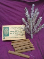 Vintage METAL TREE CORP aluminum K4000 hanging door or wall sconce tree IN BOX