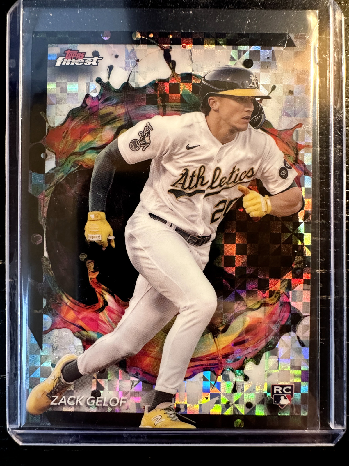 2024 Topps Finest Rare Checkerboard #284 Zach Gelof (RC)