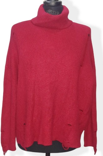 MAGLIONCINO MAGLIONE DONNA, amaranto bordeaux bordò, scollo a V, tg M EUR  9,90 - PicClick IT
