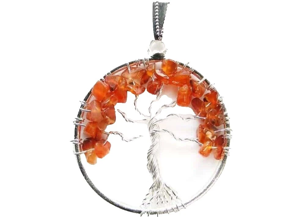 Joyería de moda chapada en plata cornalina