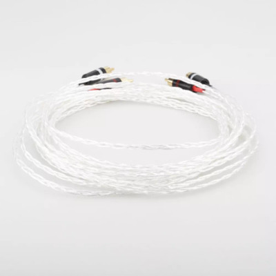 3AG single crystal silver RCA audio signal cable HIFI grade amplifier audio