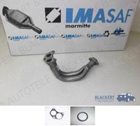Imasaf Auspuff Hosenrohr + Dichtungen FüR Ford Escort Iii 1.6 Xr3I 1982-1983