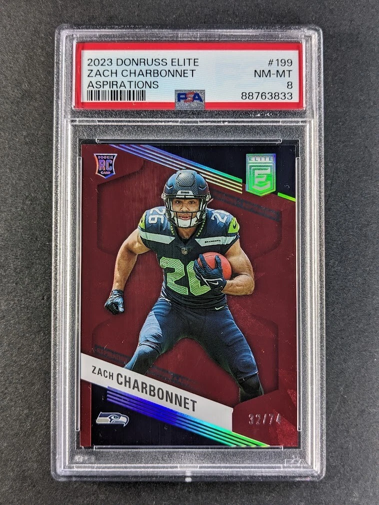 Zach Charbonnet Panini Donruss Elite #199 Aspirations