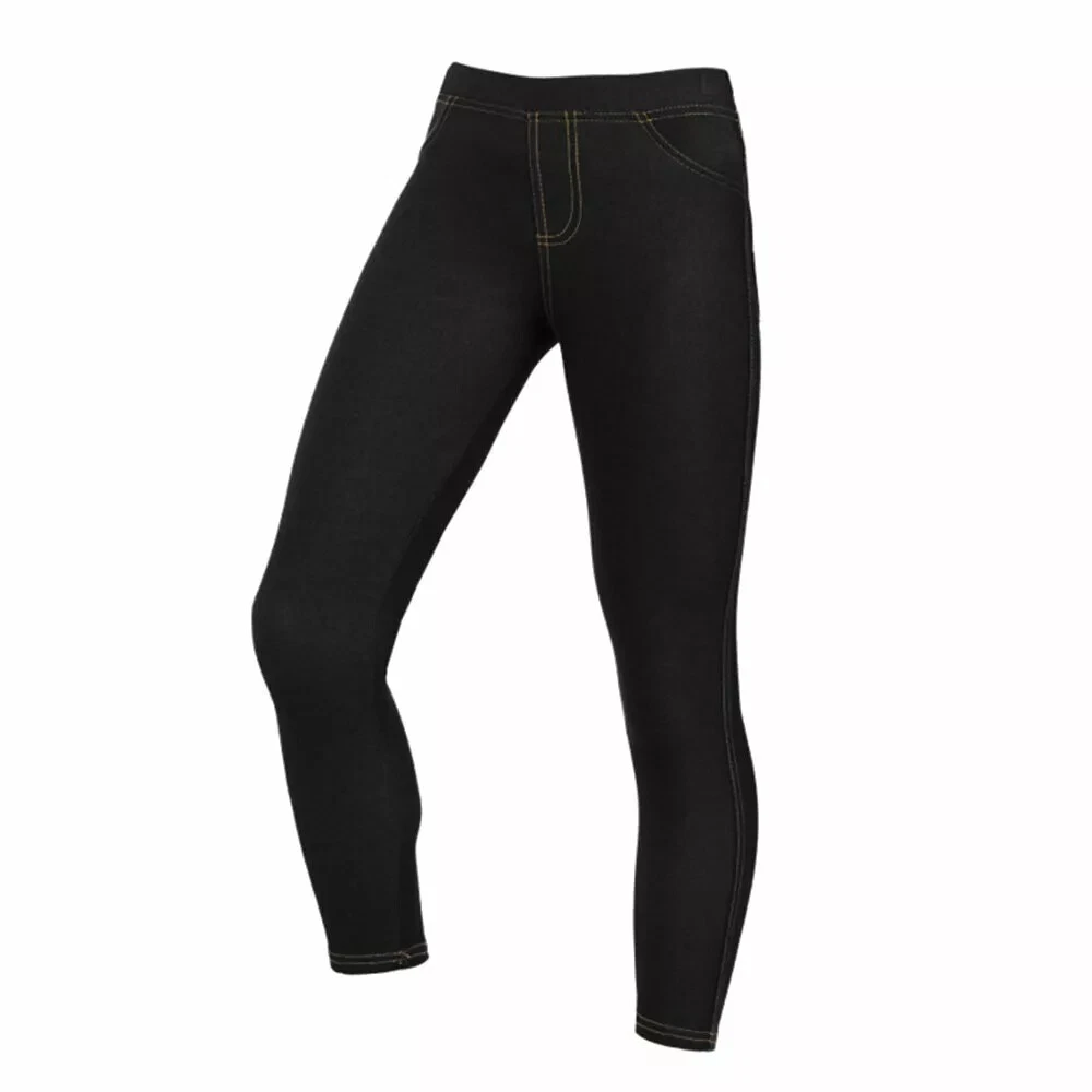 Jeggings Gladys Pour Femme – Taille élastiquée, Synthétique, Neuf Avec étiquettes