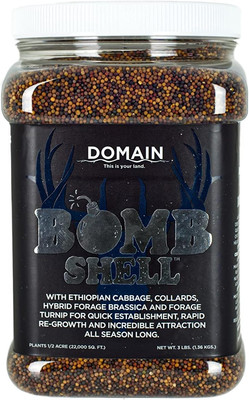 Outdoor Bombshell Food Plot Seed for Deer, 1/2 Acre, Designed to Handle the Toug
