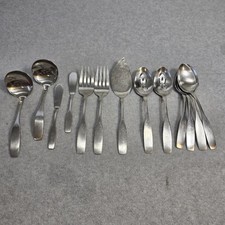 Oneida Community PAUL REVERE Stainless Flatware 13 Pc Serving Set Hostess
