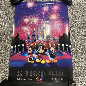 Disney World 25th Anniversary Poster | eBay