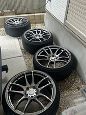 Jdm Work Cr Kiwami 19-inch 9.5j 114.3 No Tires Jdm Work Cr Kiwami 19-inch 9.5j 114.3 No Tires