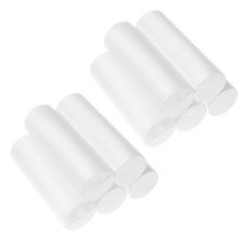 10 Pcs White Foam Rods Polystyrene Tubes for Modeling Painting and Decorations