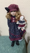 Vintage, Alberon, Large, 17 Inch, Collector’s, Porcelain, China, Doll