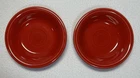Set Of 2 Fiesta Scarlet Red 5-3/8” Fruit Bowls Fiestaware 6 Oz USA HLC