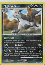 Mightyena Reverse Holo Uncommon Platinum 54/127 HP on eBay