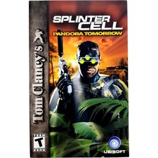 Manual Only Splinter Cell Pandora Tomorrow - Sony Playstation 2 Original