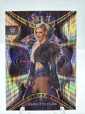 2022 Panini Select WWE - Phenomenon Charlotte #30 Flash Prizm