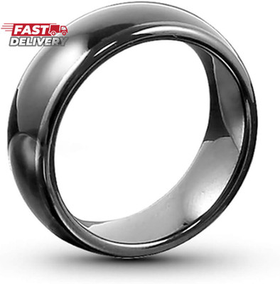 T5577 or UID Chip RFID Black Ceramics Smart Finger Rewrite Ring 125KHZ/13.56MHZ