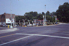 Downers Grove 1979 Main & Maple Streets Texaco Station Kodachrome Color Slide
