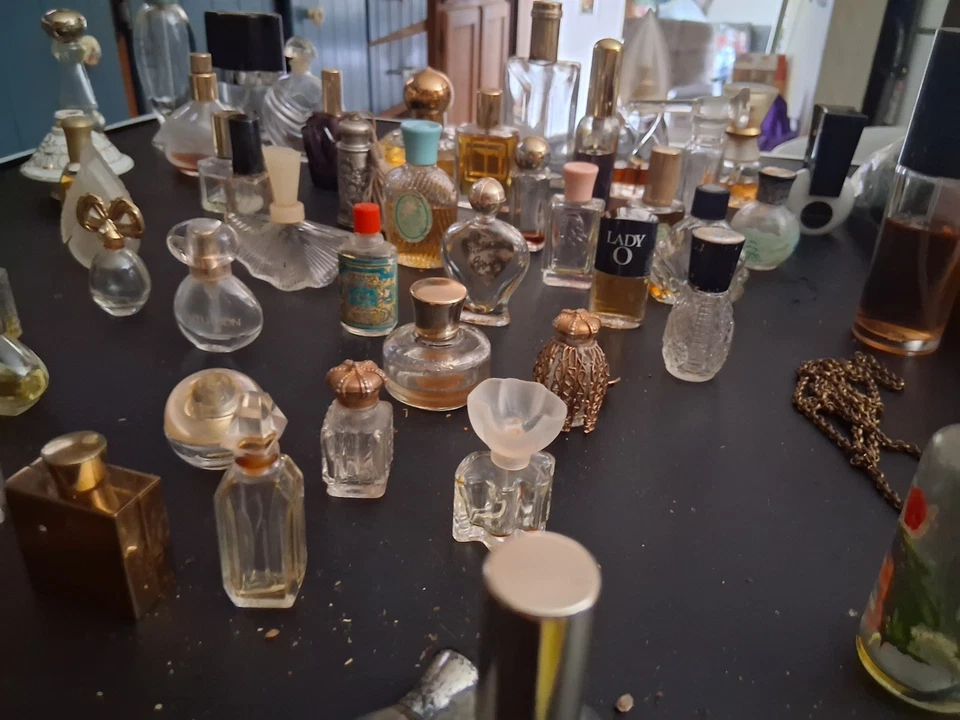 98Vintage Perfume Bottles On The Wall  Take Them All Down 1/2  Price - Image 4 of 4