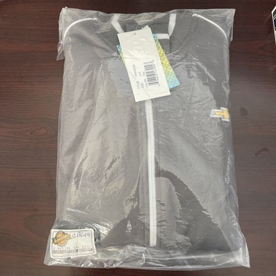 Clique Chevy Mens Jacket *Brand New* Large Full Zip Gray Chevrolet Bowtie