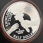 2026 S SILVER Proof Enduring Liberty Half Dollar with DARK tone patch on reverse