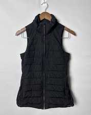 Lululemon Vest Womens 4 Black Puffer Quilted Full Zip Lightweight Running