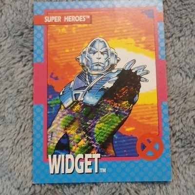 Marvel Super Heroes X-Men Widget Non-Sport Trading Card Base Set Standard