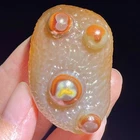 Natural Unique China Inner Mongolia Gobi Eye Agate Stone Specimen