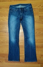 Express Women's Low Rise Straight Leg Jeans Size 2S Y2K