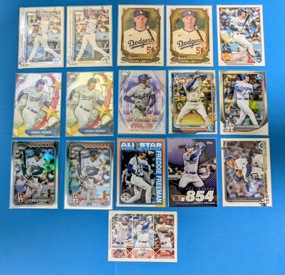 Freddie Freeman Los Angeles Dodgers (16) Card Lot