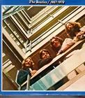 The BEATLES  on LP  " 1967-1970 (Blue Album)" rock