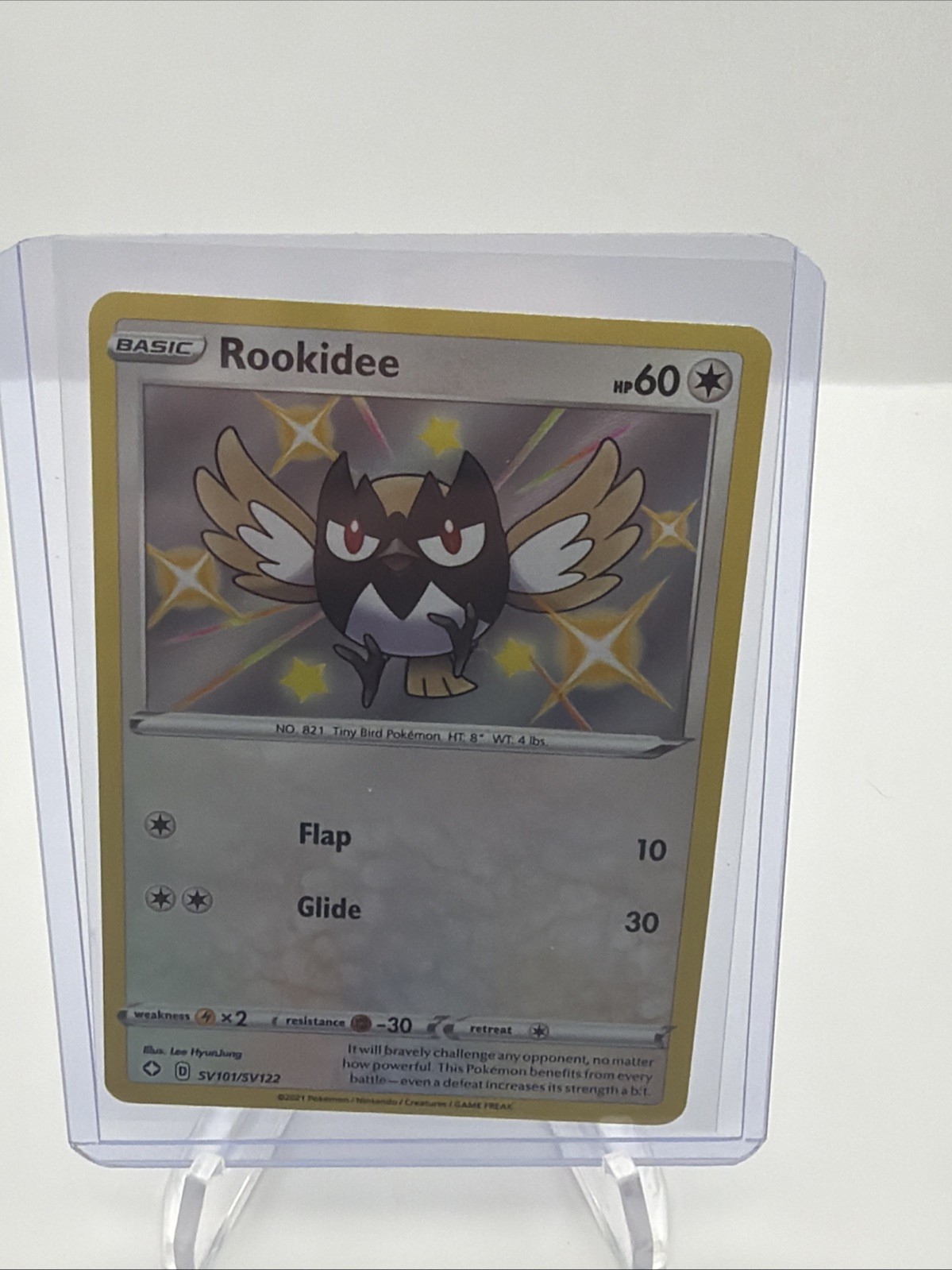 Rookidee SV101/SV122 Pokemon 2021 Shining Fates: Shiny Vault Holo Shiny Rare 