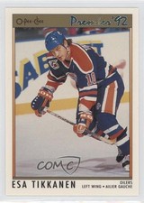 1991-92 O-Pee-Chee Premier Esa Tikkanen #121 0a4