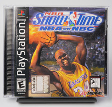 PS1 PlayStation 1999 - NBA Showtime NBA On NBC - Black Label - CIB - TESTED