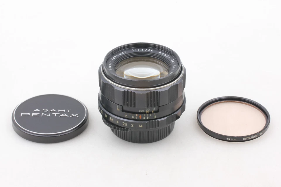 Early 8 elements [Near MINT] Asahi Pentax Super Takumar 50mm f1.4 M42 From JAPAN - Image 3 of 4